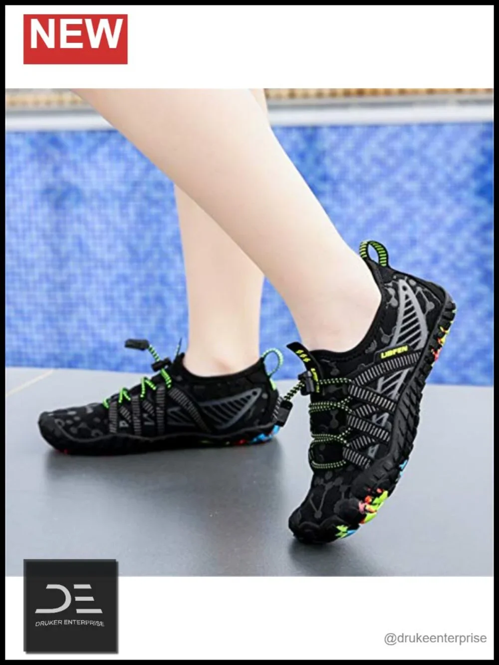 Kids Quick-Dry Water Shoes for Swimming Beach Pool